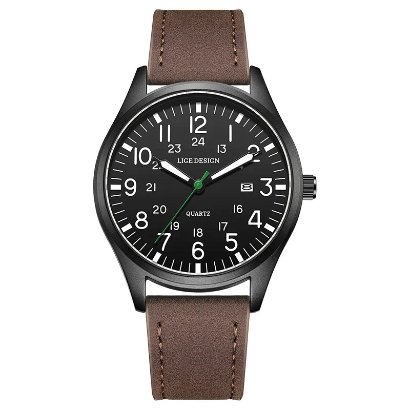 Quartz Watch Beige Dial Nylon Strap Waterproof Luminous - Image 12