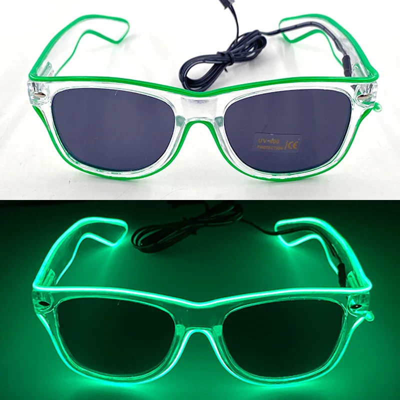 Light Up LED Neon Sunglasses for Kids Adults - Neon Wire Party Favors, Glow in The Dark Accessories - Image 11