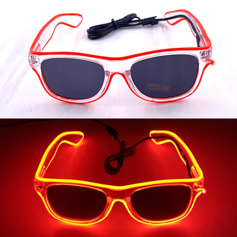 Light Up LED Neon Sunglasses for Kids Adults - Neon Wire Party Favors, Glow in The Dark Accessories - Image 13