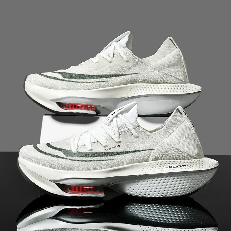Lightweight Breathable Racing Shoes with Airflow Technology for Marathon Running and Speed Agility - Image 5