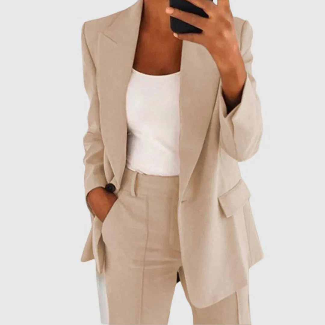 Lightweight & breathable women’s blazer – tailored fit, durable fabric, for office or casual wear - Image 2