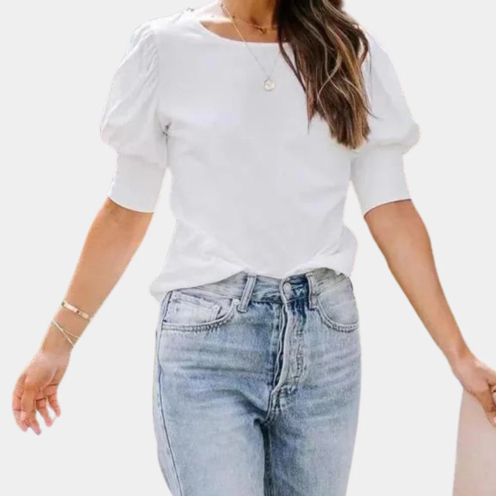 Lightweight & breathable women’s blouse – relaxed fit, cotton, for everyday wear - Image 6