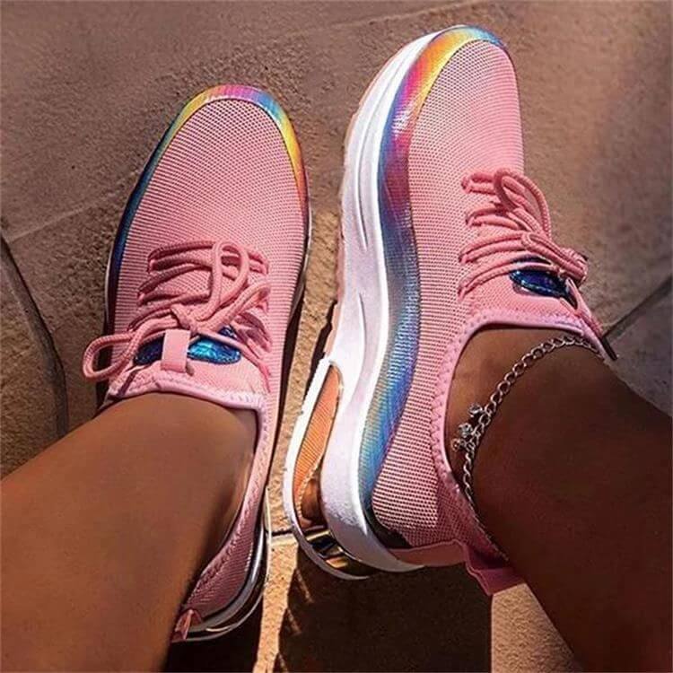 Lightweight Breathable Women's Sneakers, Slip-On Design with Supportive Insole and Slip-Resistant Outsole for Walking - Image 6