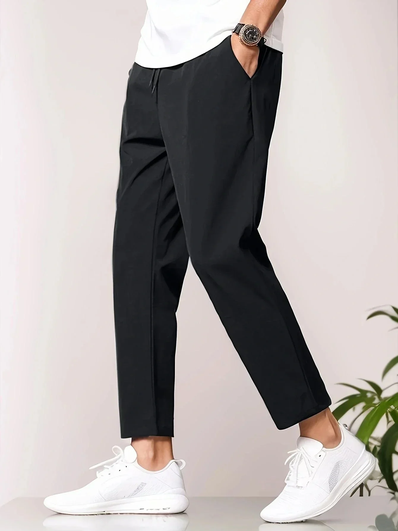 Lightweight & casual men’s trousers – comfortable fit, breathable fabric, for everyday wear - Image 2