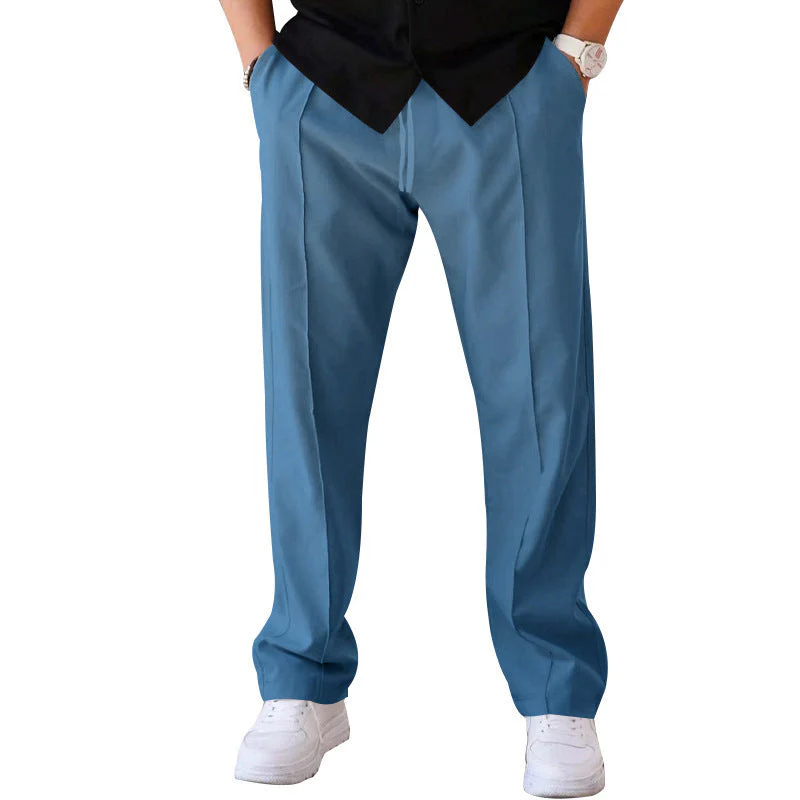 Lightweight & comfortable men’s wide-leg pants – breathable fabric, casual style, perfect for summer - Image 6