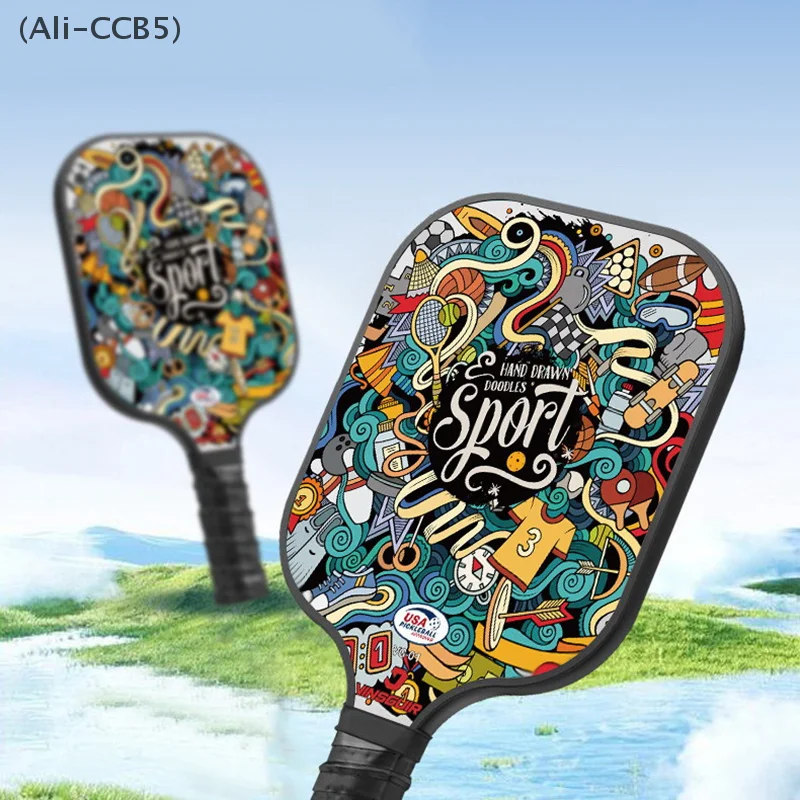 Lightweight Fiberglass Pickleball Paddle Set with Carry Bag and Accessories for All Skill Levels - Image 4