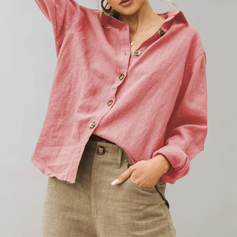 Lightweight & Flattering women’s blouse – breathable cotton, for summer outings - Image 4