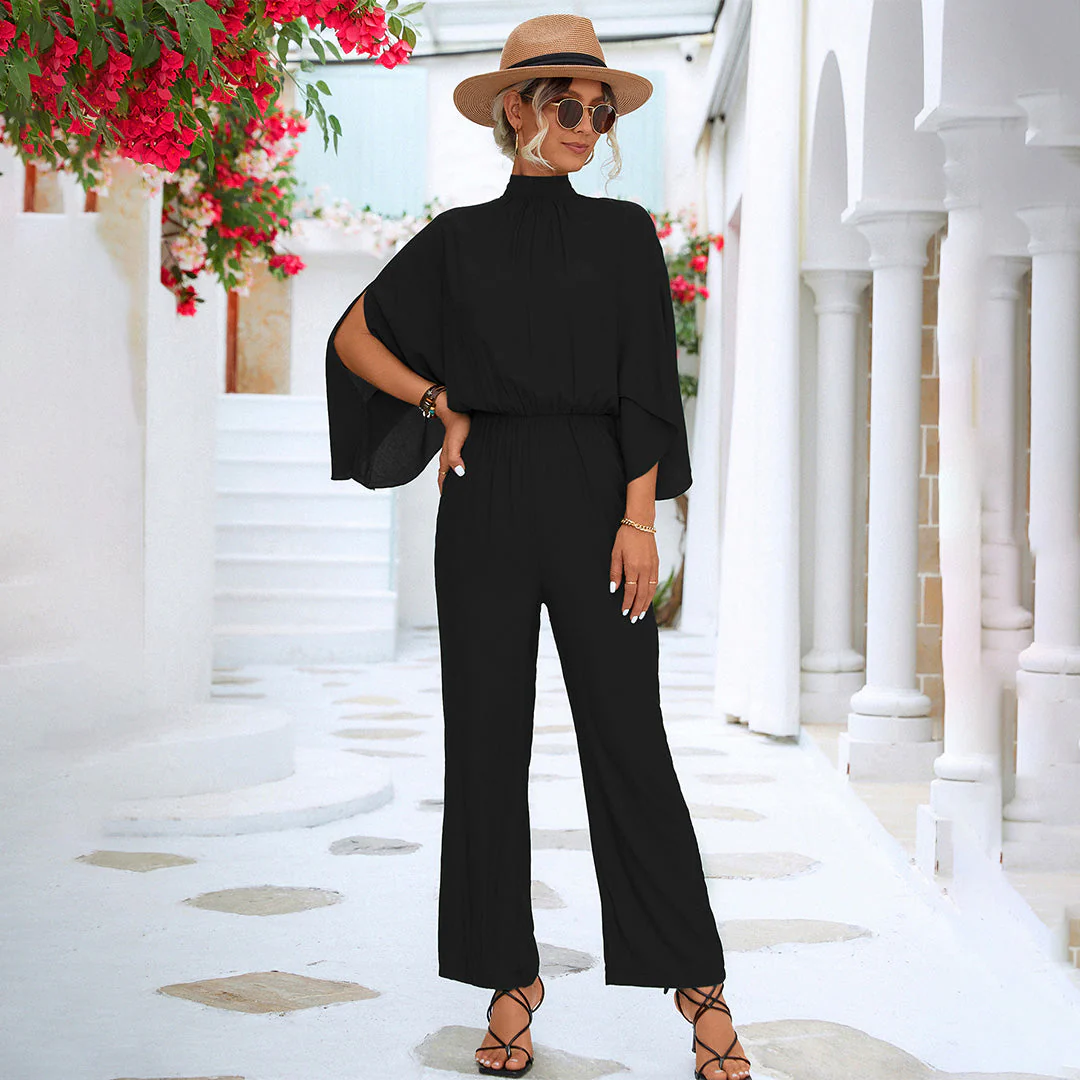 Lightweight & flattering women’s jumpsuit – adjustable straps, breathable fabric, for casual outings - Image 3