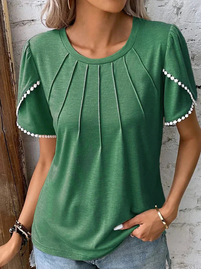 Lightweight & flattering women’s blouse – relaxed fit, cotton, for summer - Image 6