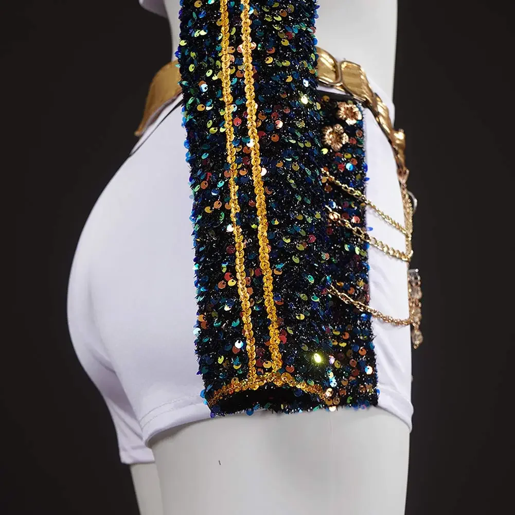 Lightweight Girls Cosplay Costume - Sequin Jacket, Polyester - Image 12