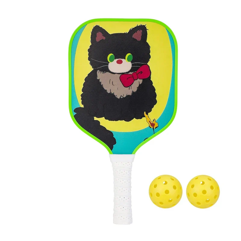 Lightweight Kids Pickleball Paddles Set with Small Grip, Honeycomb Core, Fiberglass, Ages 6-12, Includes 2 Paddles and 2 Balls - Image 24
