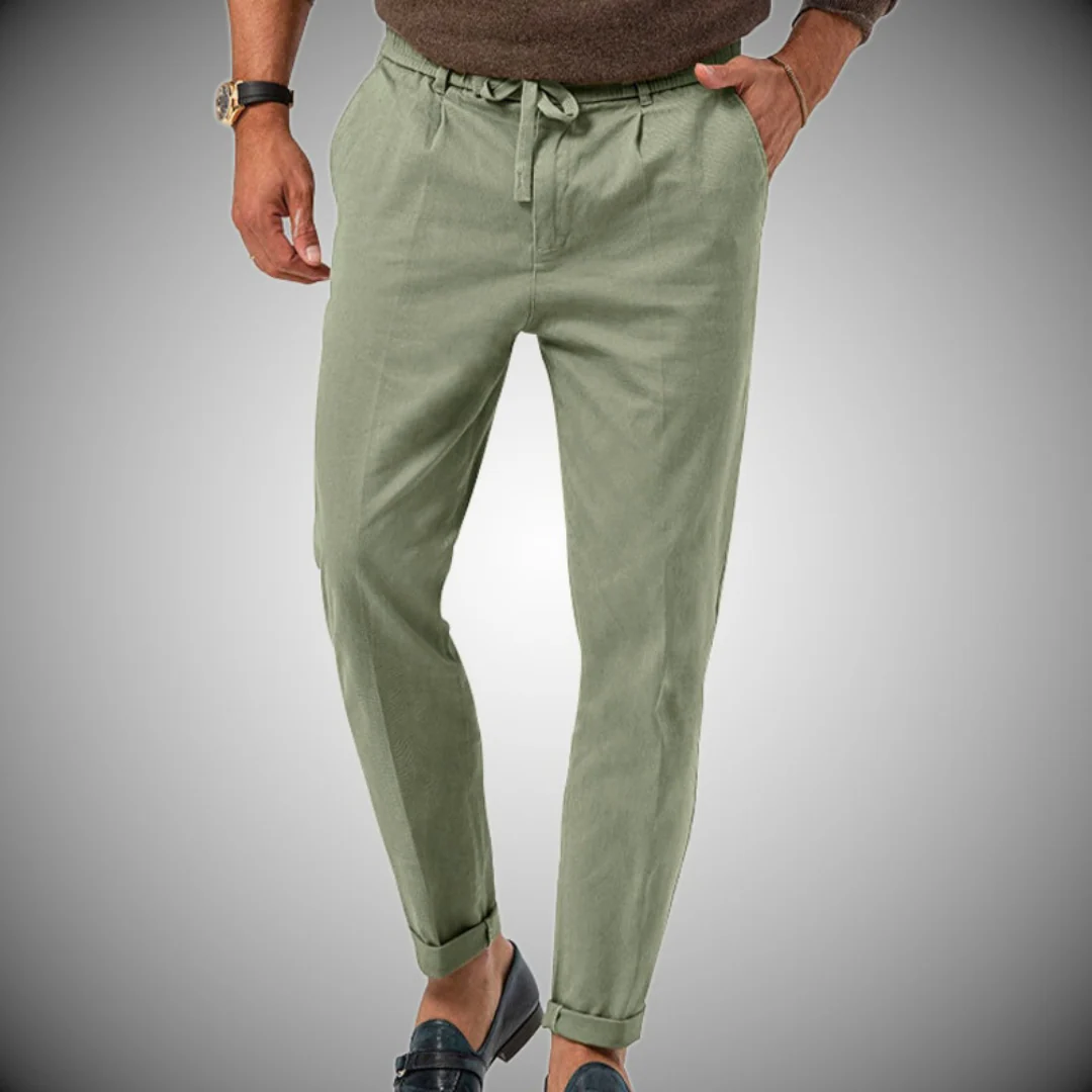Lightweight men’s hybrid pants – slim fit, breathable fabric, for casual and active wear