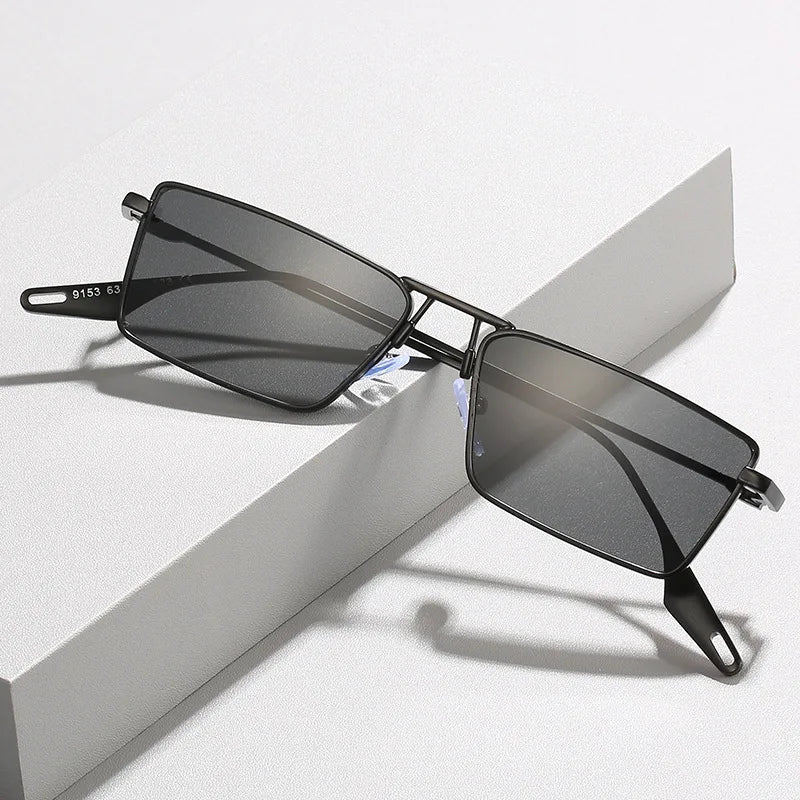 Lightweight men’s aviator sunglasses – modern design, plastic, for sunny days - Image 5