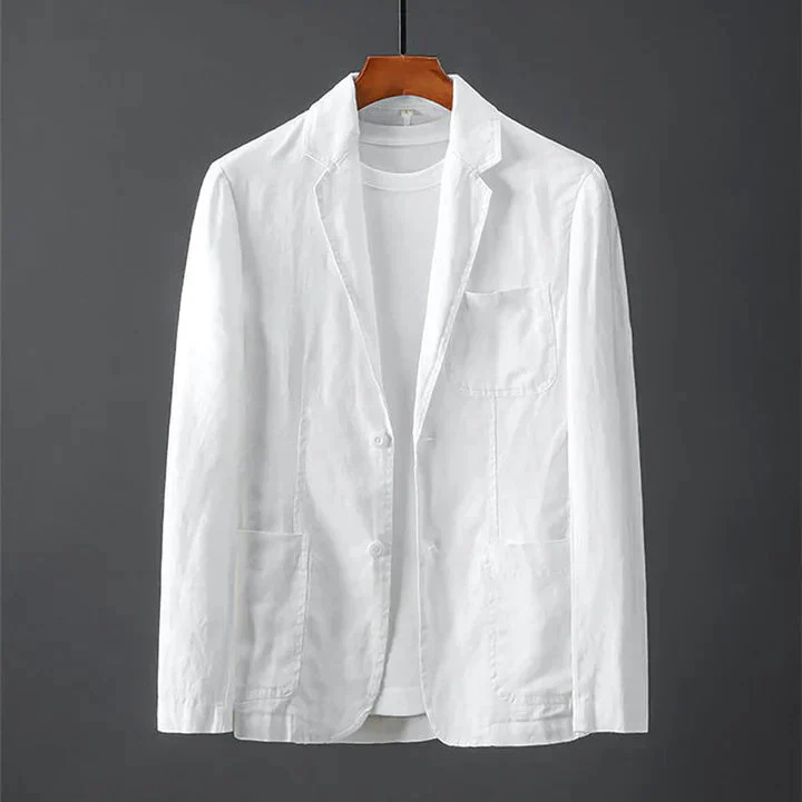 Lightweight men's blazer jacket – breathable fabric, for casual and formal occasions - Image 4
