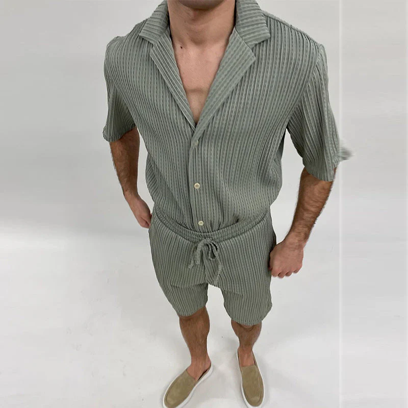 Lightweight men's casual set – modern design, premium cotton, for everyday wear