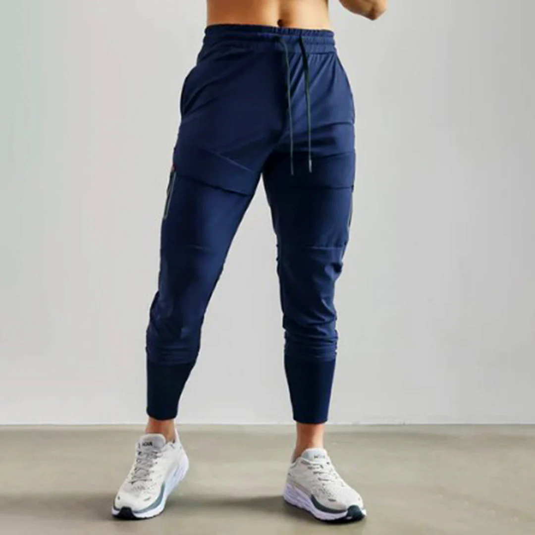Lightweight men's jogger pants – sleek fit, breathable fabric, for casual outings - Image 10