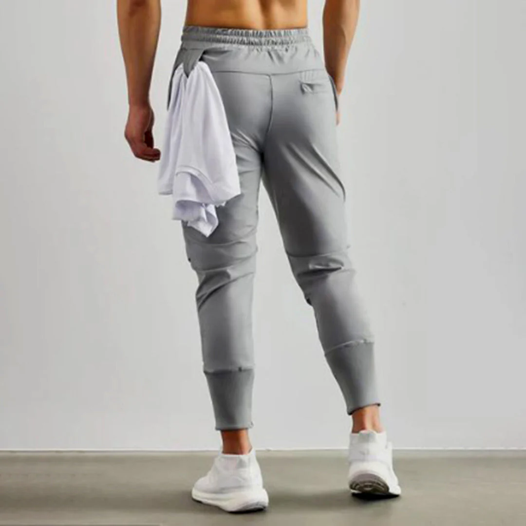 Lightweight men's jogger pants – sleek fit, breathable fabric, for casual outings - Image 2