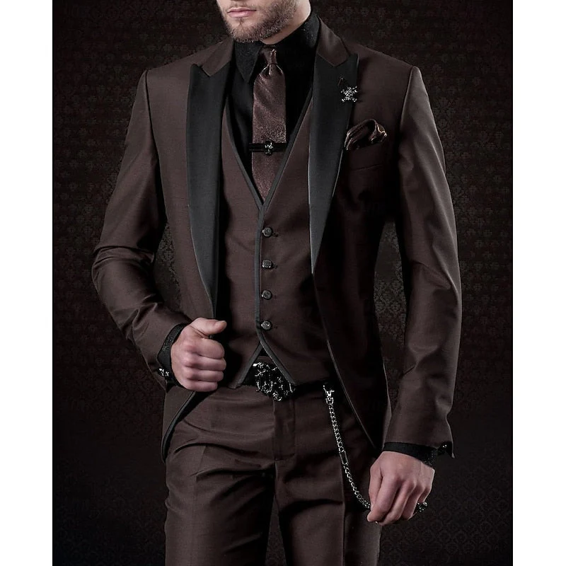 Lightweight men's linen suit set – tailored blazer, vest, trousers, for business and wedding events - Image 3