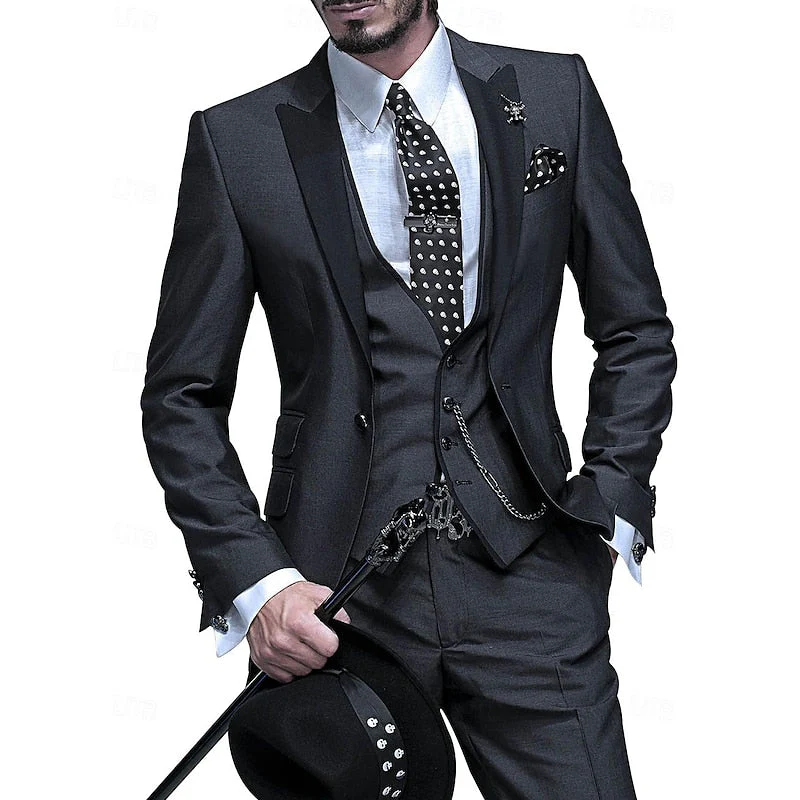 Lightweight men's linen suit set – tailored blazer, vest, trousers, for business and wedding events - Image 4
