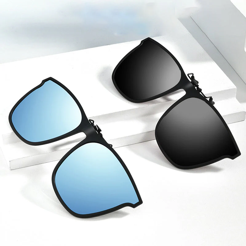 Lightweight men's polarized sunglasses clip – flexible design, magnesium alloy, ideal for outdoor activities - Image 8