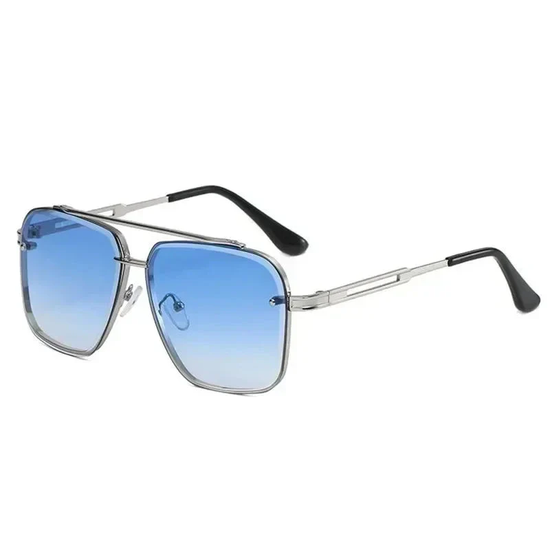 Lightweight men’s square aviator sunglasses – UV400 protection, for everyday wear - Image 11
