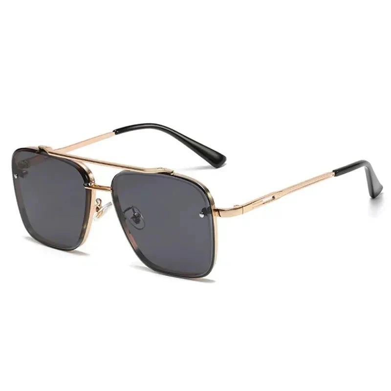 Lightweight men’s square aviator sunglasses – UV400 protection, for everyday wear - Image 15
