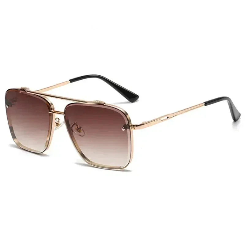 Lightweight men’s square aviator sunglasses – UV400 protection, for everyday wear - Image 7