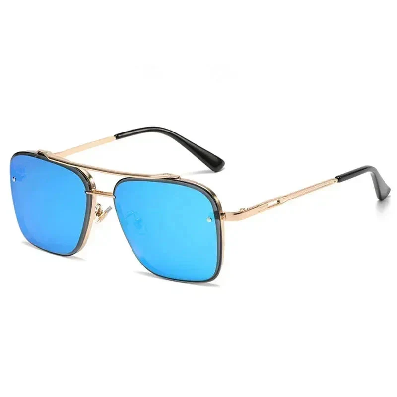 Lightweight men’s square aviator sunglasses – UV400 protection, for everyday wear - Image 8