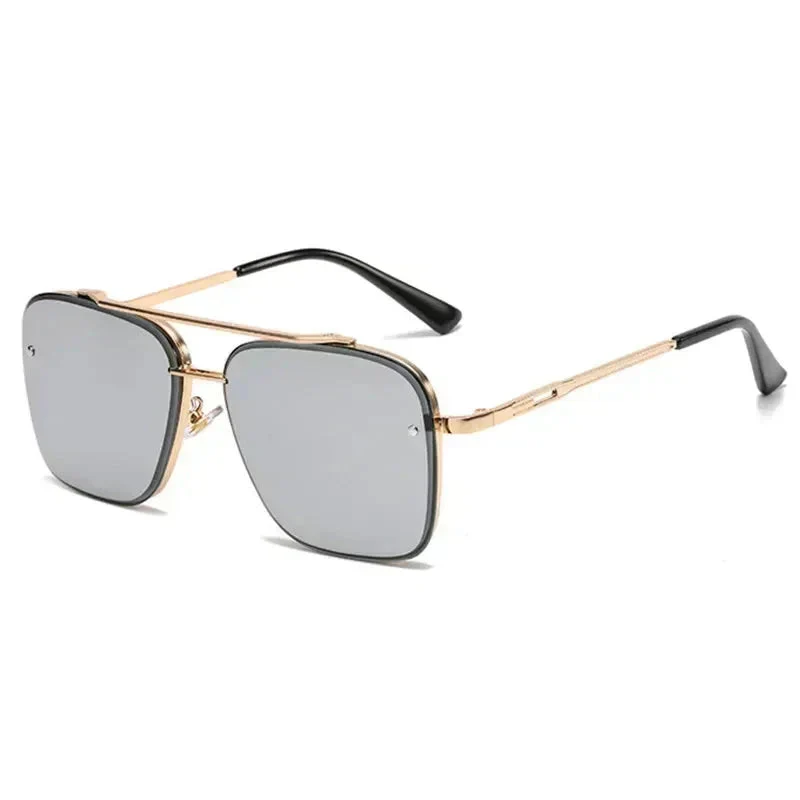 Lightweight men’s square aviator sunglasses – UV400 protection, for everyday wear - Image 9