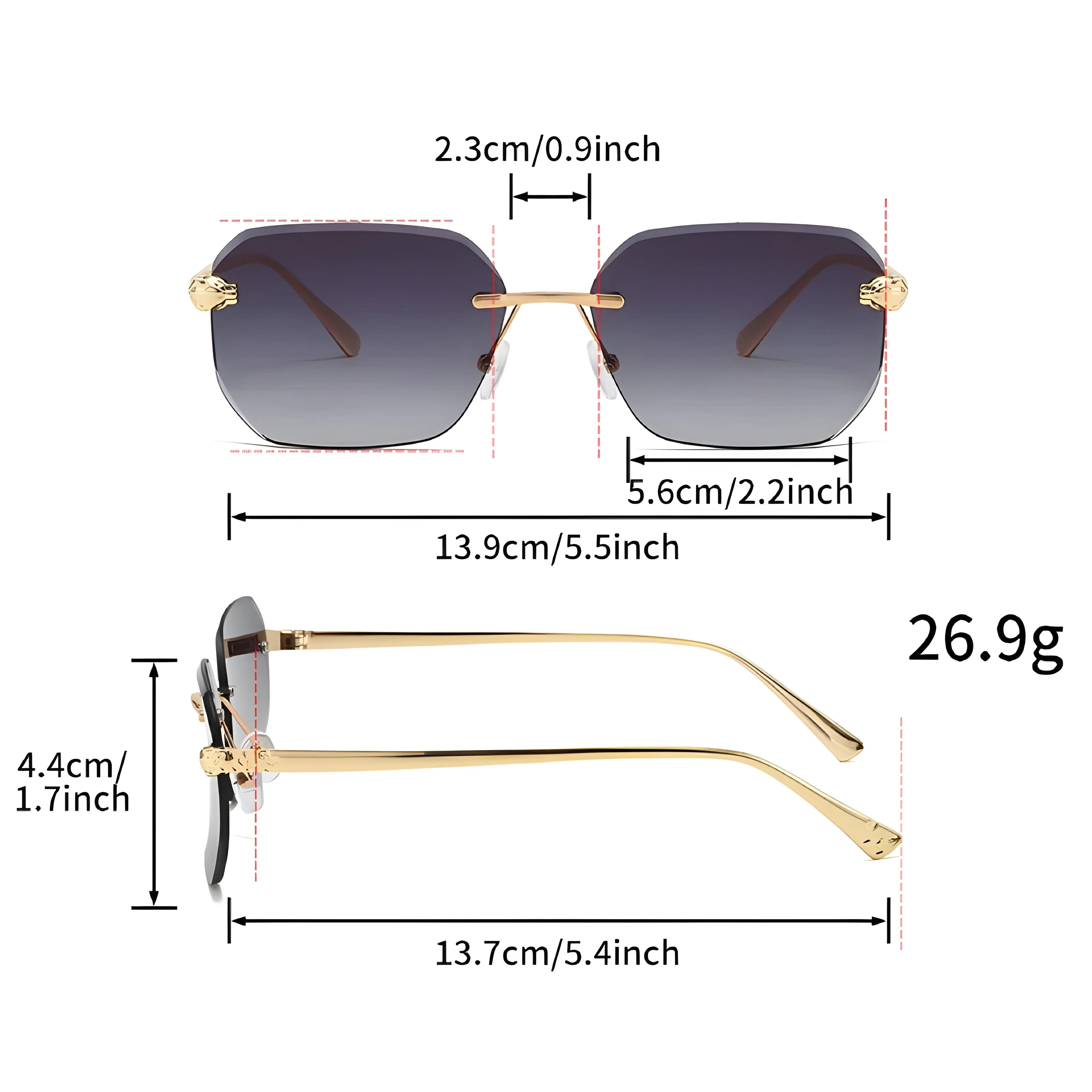 Lightweight men’s sunglasses – minimalist design, UV400 protection, for every occasion - Image 9