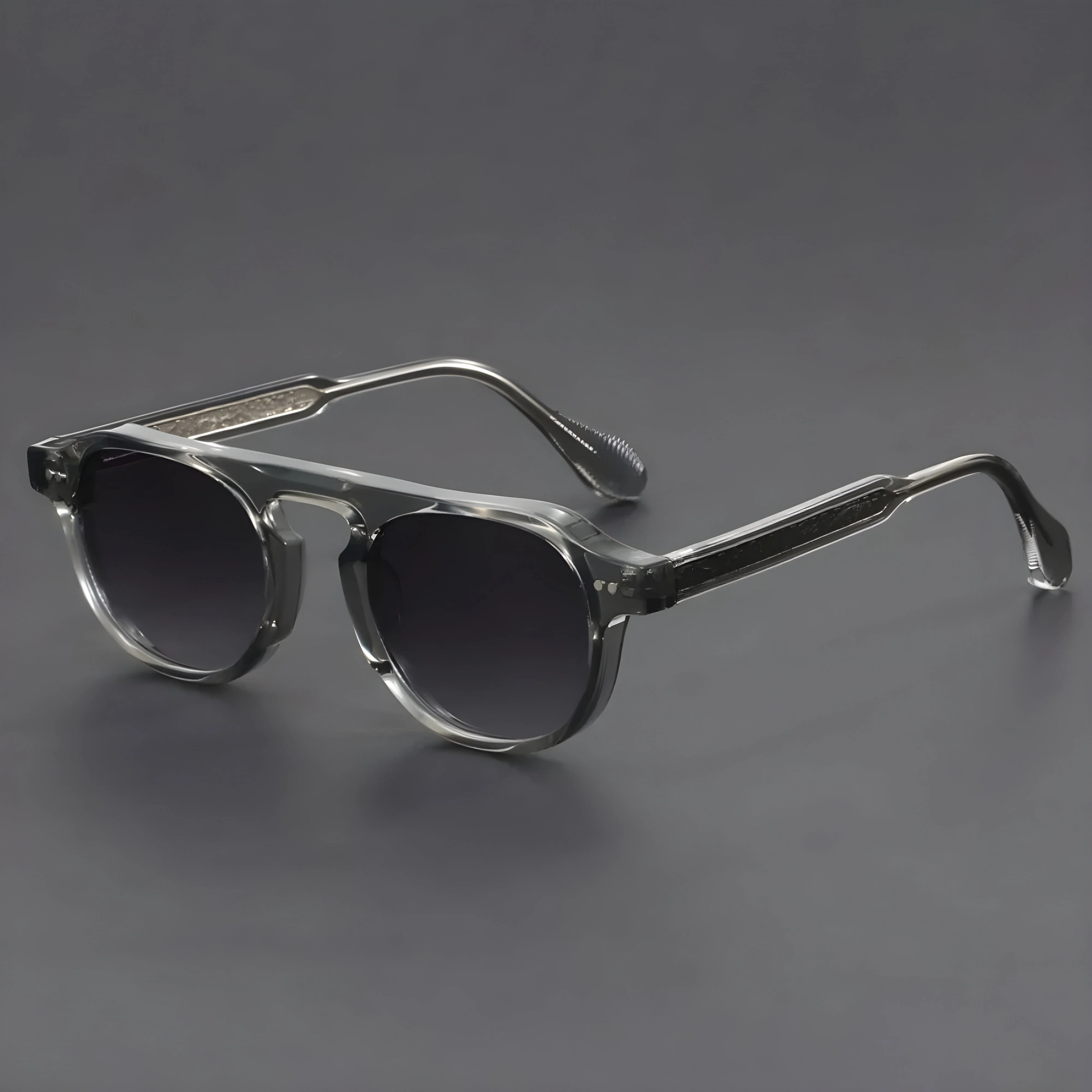 Lightweight men’s sunglasses – retro design, durable material, for every occasion - Image 3