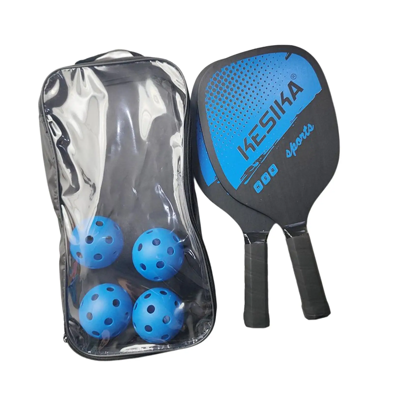 Lightweight Pickleball Paddle Set with 2 Rackets, 4 Balls, Storage Bag for Adults and Kids, High-Quality Wood Construction - Image 9