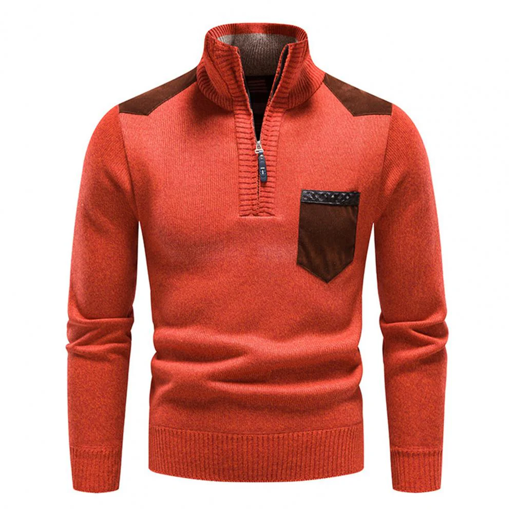 Lightweight Refined Men's Half Zip Pullover - Merino Wool - Image 3