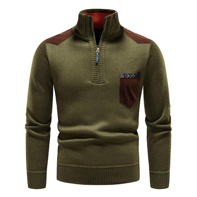 Lightweight Refined Men's Half Zip Pullover - Merino Wool - Image 5
