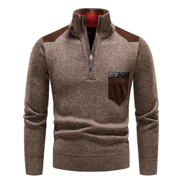Lightweight Refined Men's Half Zip Pullover - Merino Wool - Image 6