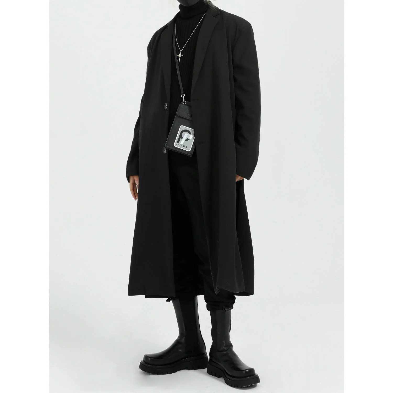 Lightweight Relaxed Men’s Overcoat - Long Polyester Spring - Image 7