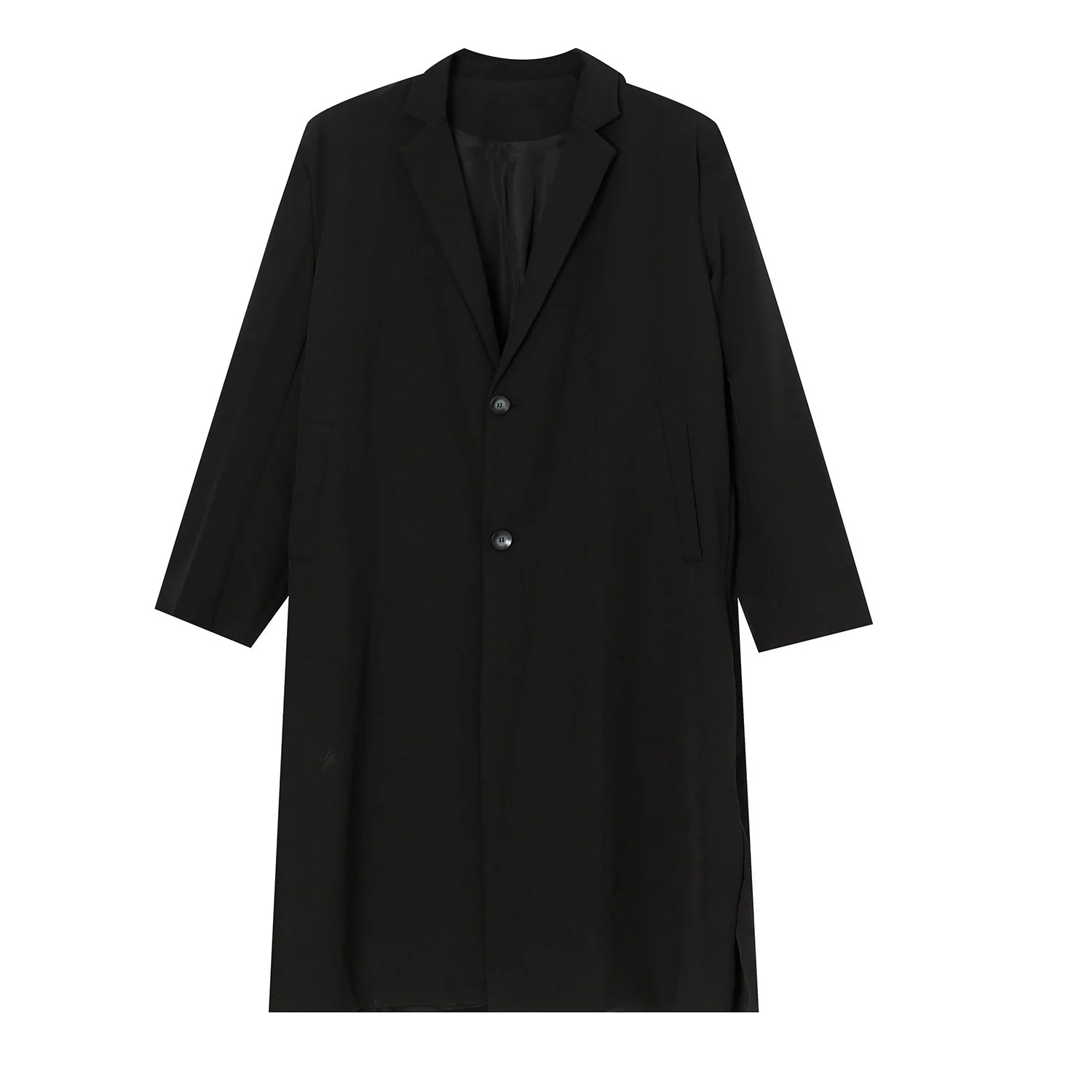 Lightweight Relaxed Men’s Overcoat - Long Polyester Spring - Image 8