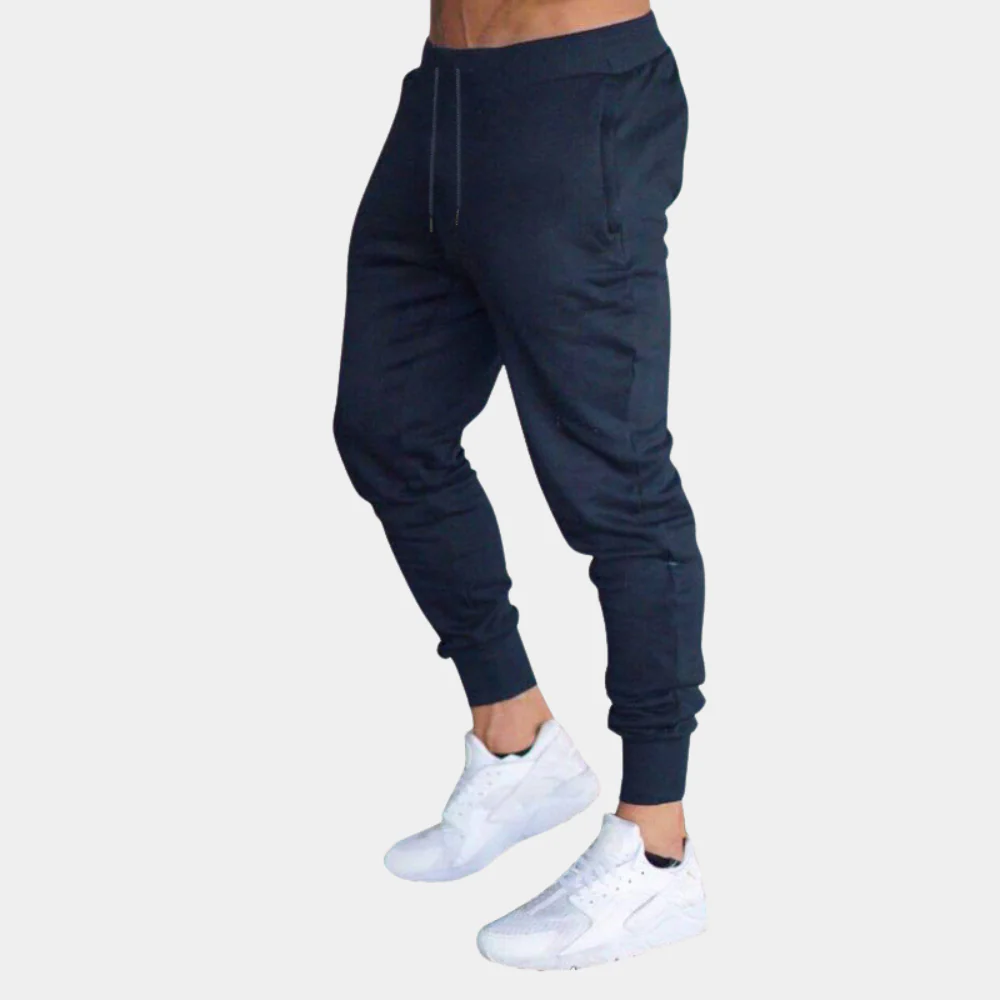 Lightweight & supportive men’s training pants – fitted design, breathable polyester, for summer workouts - Image 2
