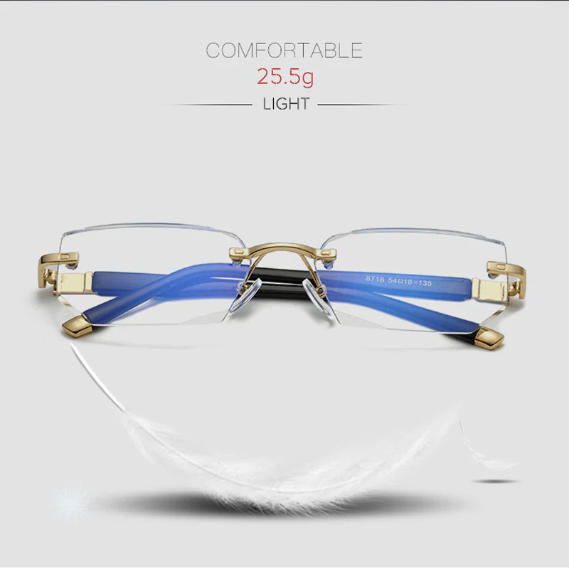 Lightweight unisex multifocal reading glasses – seamless transition, TR90 and titanium, for daily use and screen work - Image 3