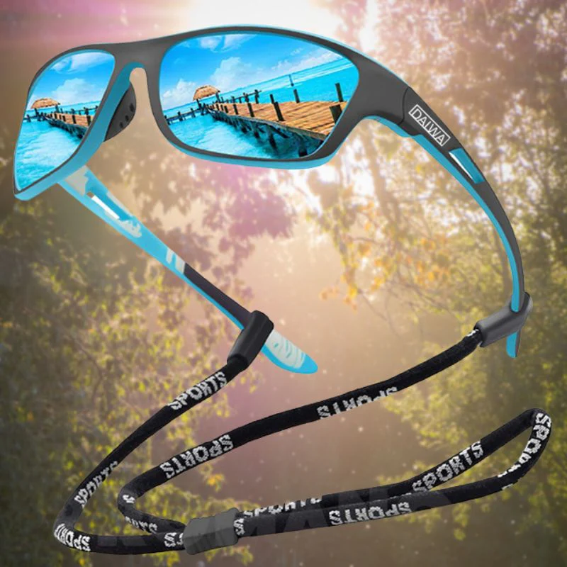 Lightweight unisex outdoor sports sunglasses – polarized TAC lens, scratch-resistant, for active recreation - Image 2