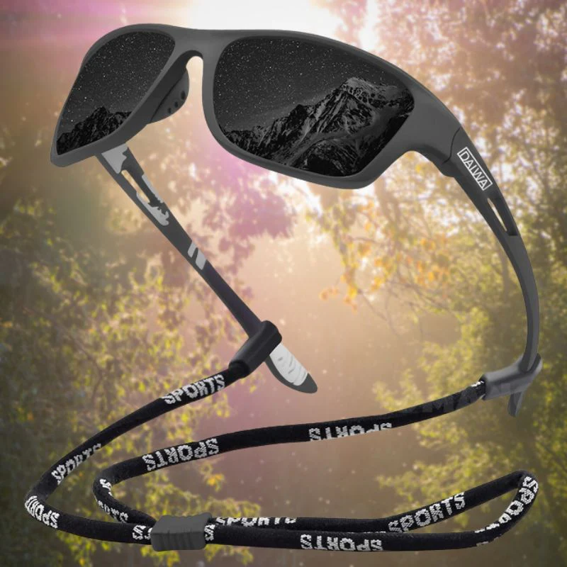 Lightweight unisex outdoor sports sunglasses – polarized TAC lens, scratch-resistant, for active recreation - Image 3