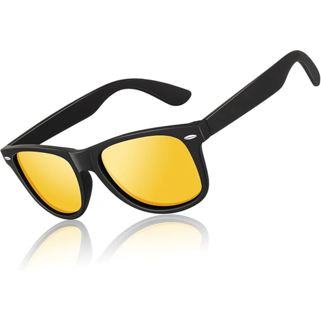 Lightweight unisex retro sunglasses – polarized design, classic style, for summer activities - Image 5