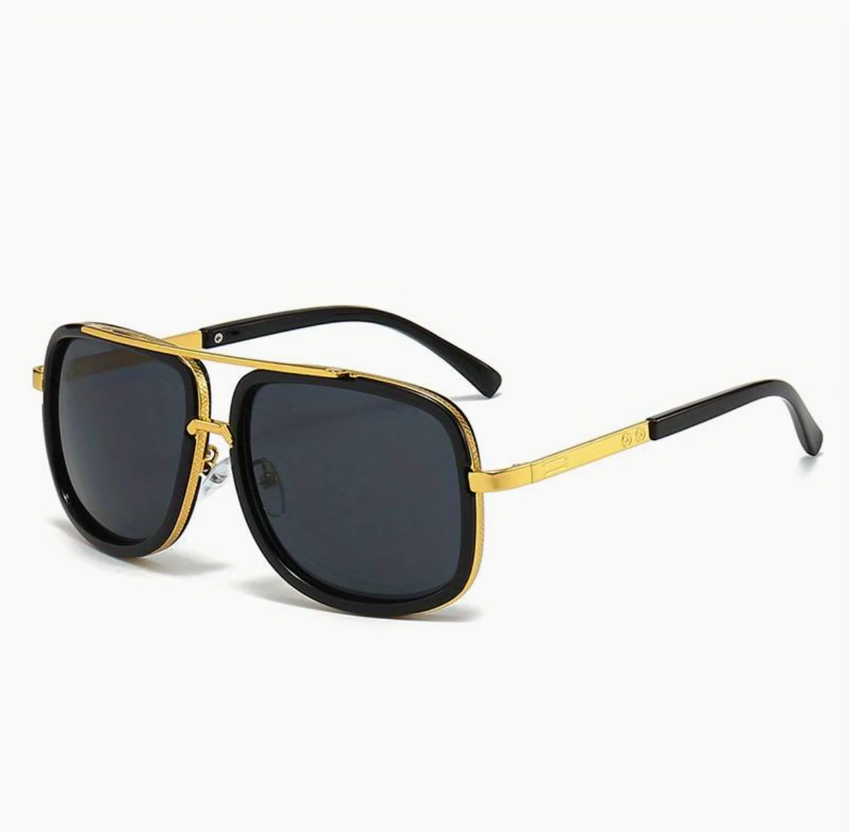 Lightweight unisex sunglasses – modern square frame, UV400 protection, for travel and leisure - Image 3