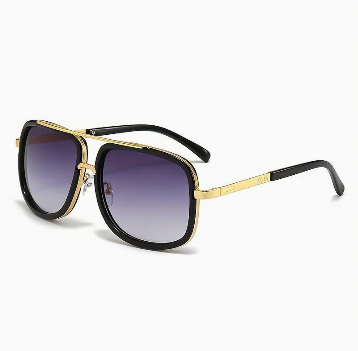 Lightweight unisex sunglasses – modern square frame, UV400 protection, for travel and leisure - Image 6