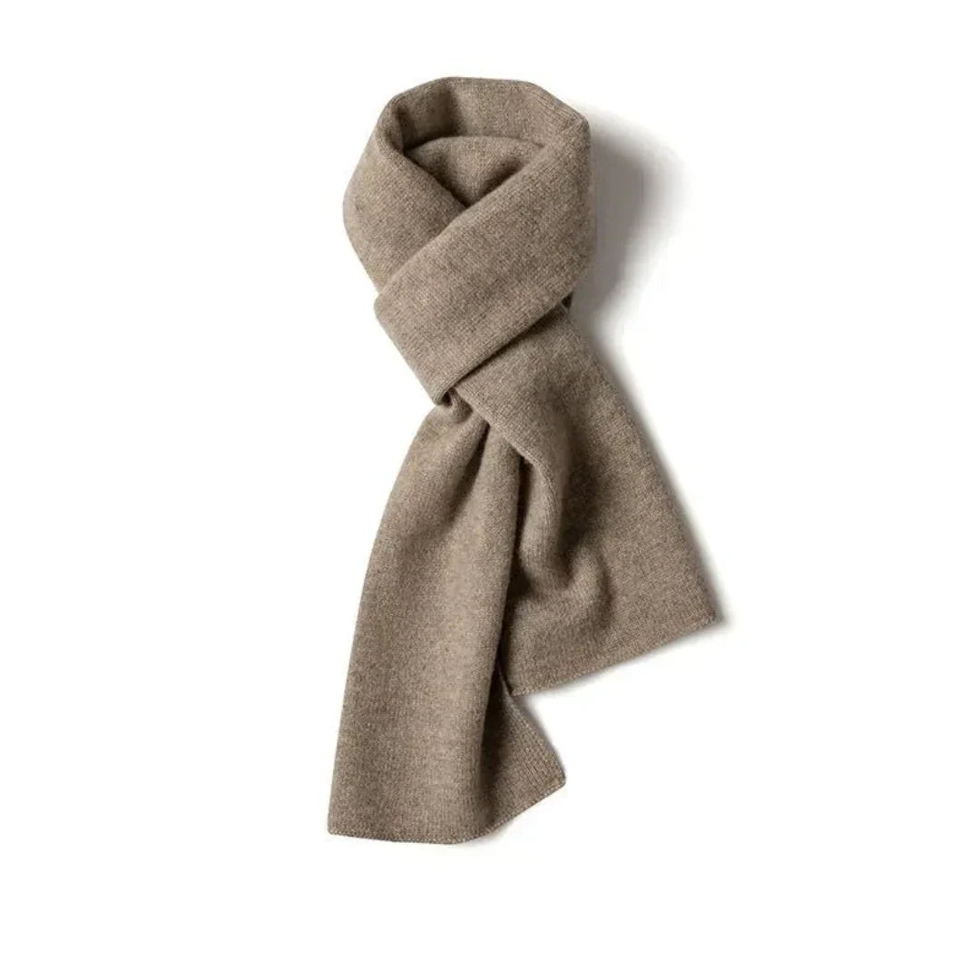 Lightweight Women Cashmere Scarf - Rectangular Knit, Winter - Image 2