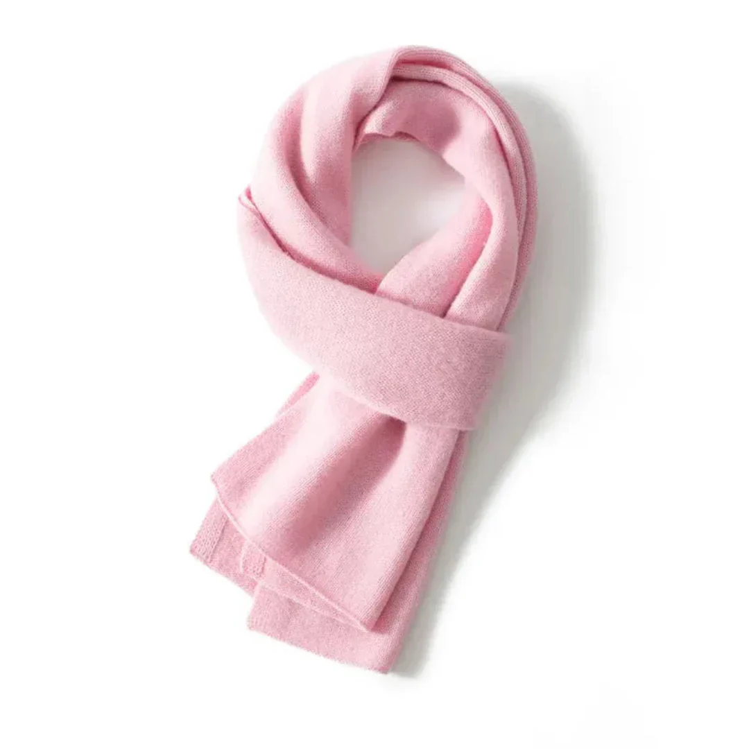 Lightweight Women Cashmere Scarf - Rectangular Knit, Winter - Image 5