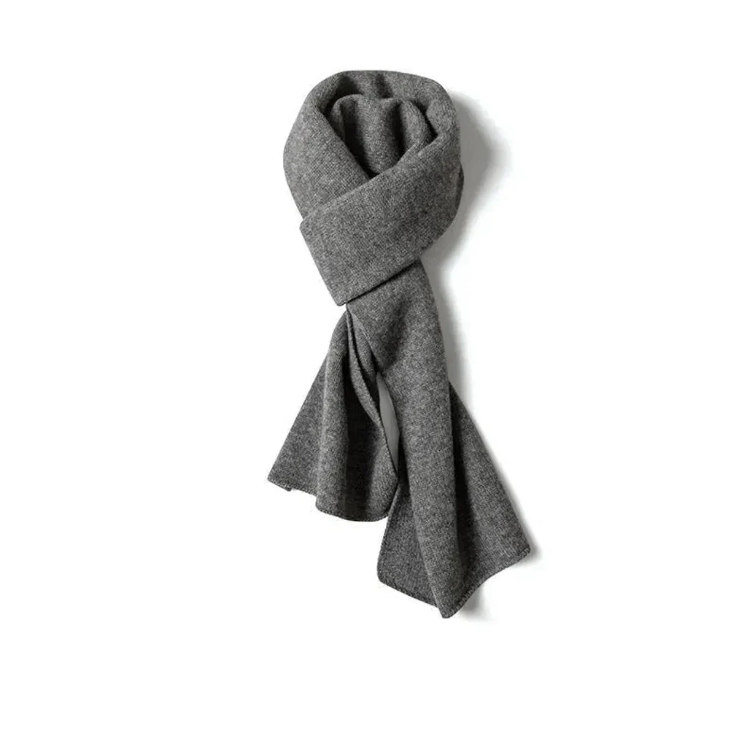 Lightweight Women Cashmere Scarf - Rectangular Knit, Winter - Image 7