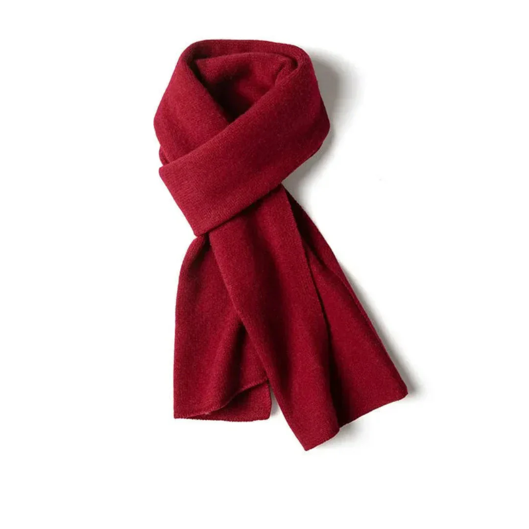 Lightweight Women Cashmere Scarf - Rectangular Knit, Winter - Image 9