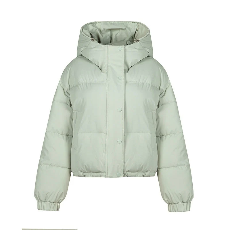 Lightweight Women Puffer Coat - Boxy Cotton Fill, Layering - Image 18