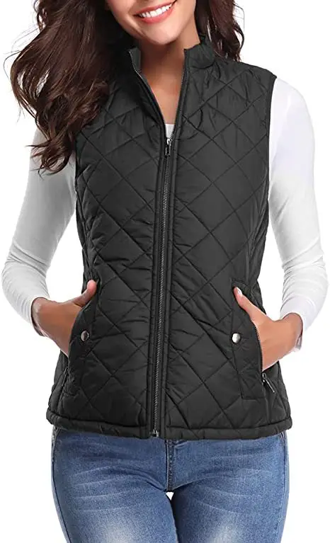 Lightweight Women Quilted Vest - Stand Collar Cotton Winter - Image 34
